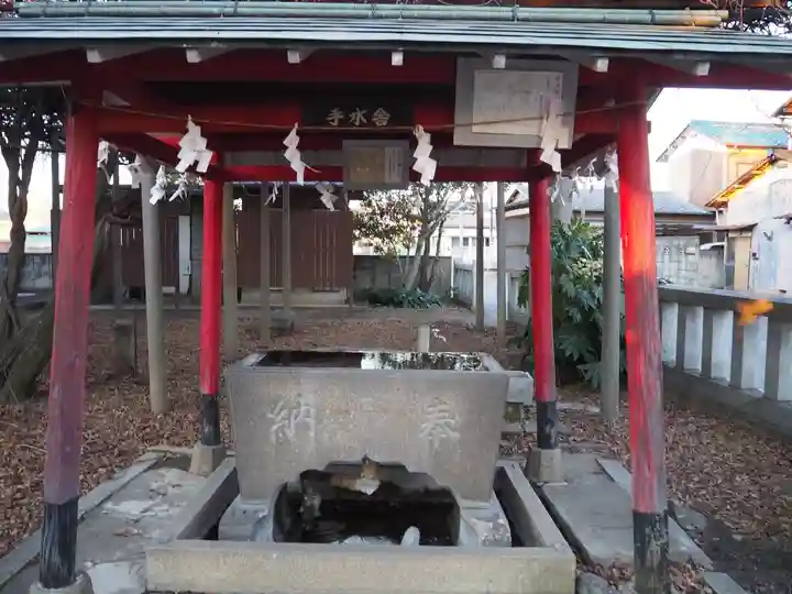 島田八坂神社の手水舎