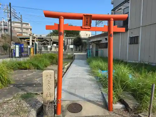 村上帝社の鳥居