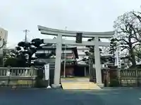 みなと八幡神社の鳥居