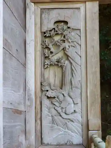 舟城神社の芸術