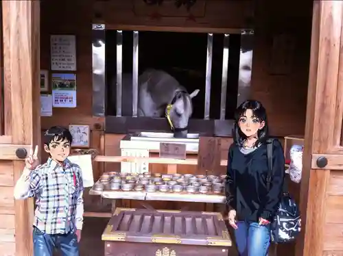 多度大社の動物