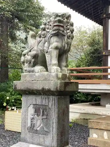 白山神社の狛犬