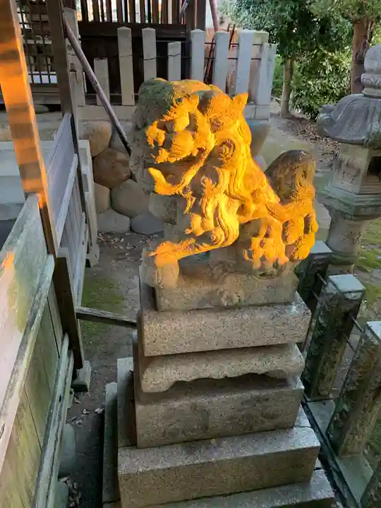 八幡社(天池東町)の狛犬