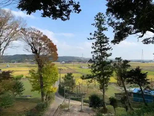 根元神社の景色