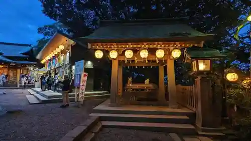 検見川神社の手水舎