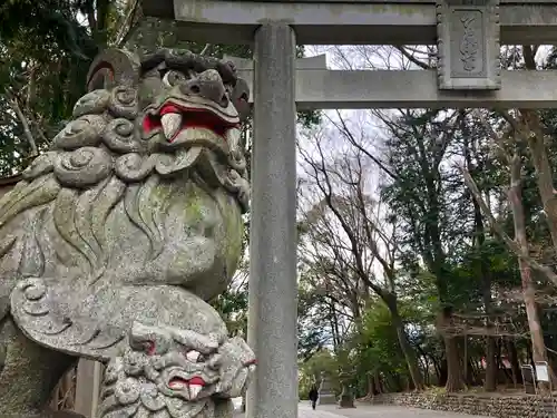 谷保天満宮の狛犬