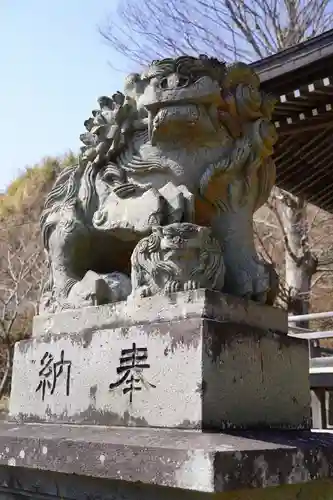 四倉諏訪神社の狛犬