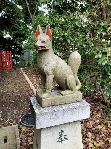 辛國神社の狛犬