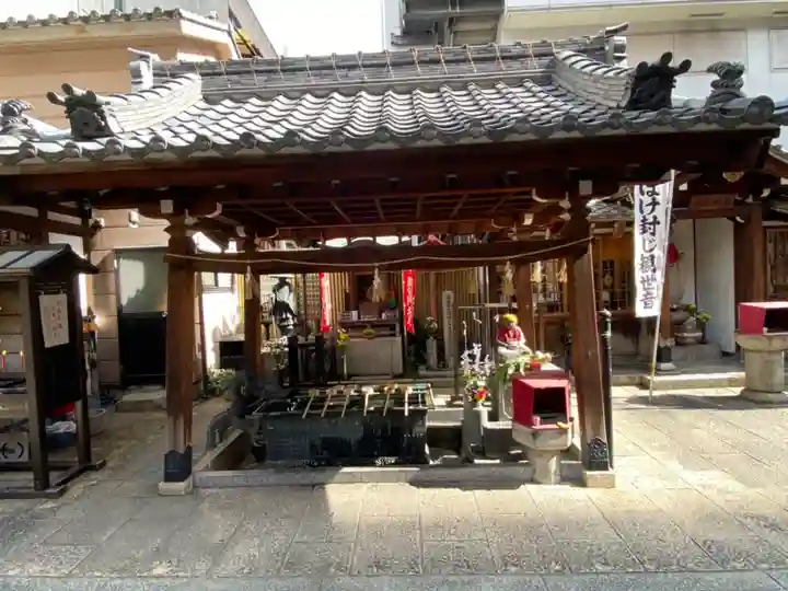 袋町お聖天 福生院の手水舎