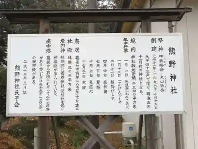 熊野神社の歴史