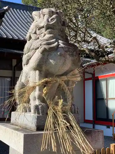 米之宮浅間神社の狛犬