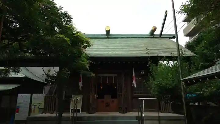 國領神社の本殿・本堂