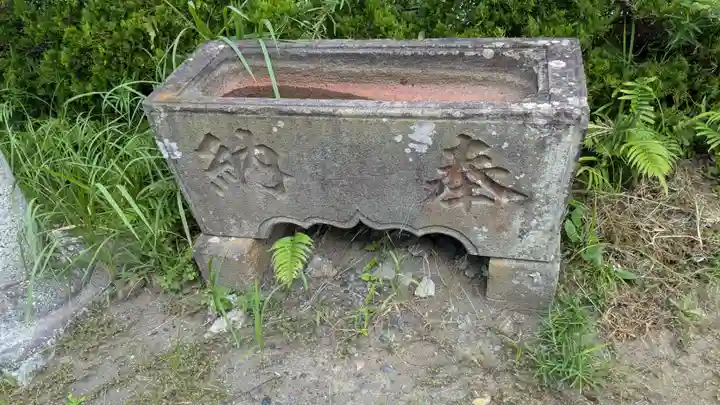 加麻土神社の手水舎
