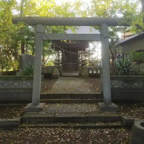 四所神社の鳥居