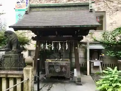 高山稲荷神社（旧鎮座地）の手水舎