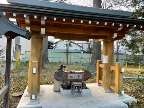 帯広三吉神社の手水