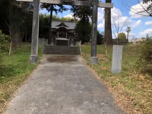 伊射奈美神社の鳥居