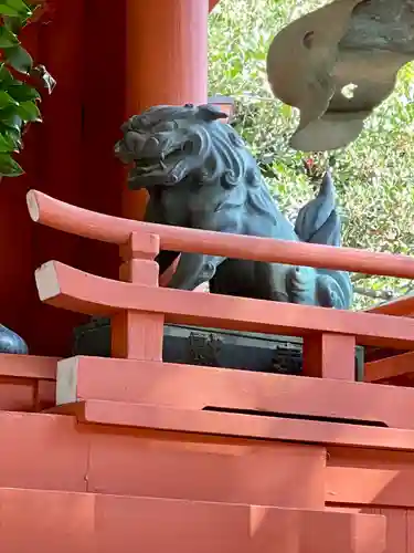 東寺鎮守八幡宮・東寺境内社八島殿の狛犬