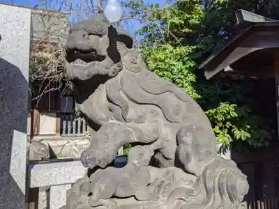 牛天神北野神社の狛犬