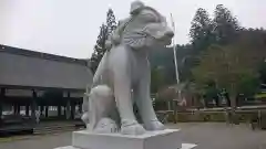 飛騨一宮水無神社の狛犬