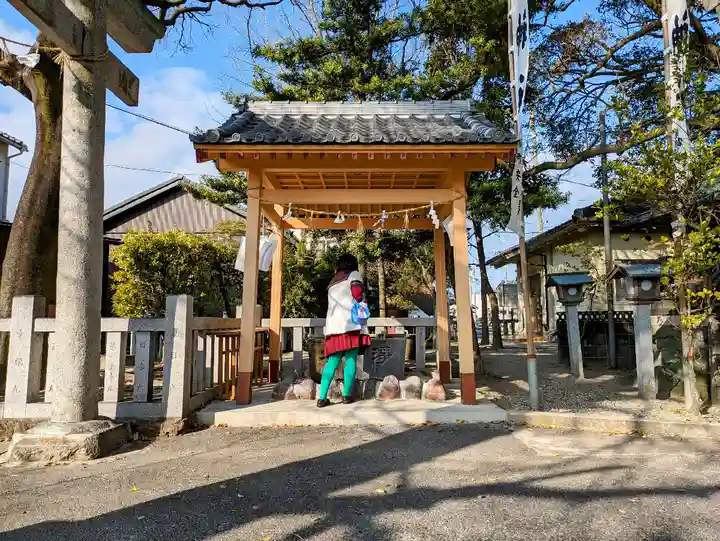 岐佐神社の手水舎