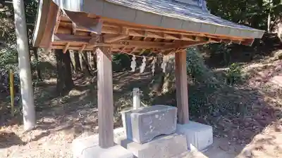 村檜神社の手水舎