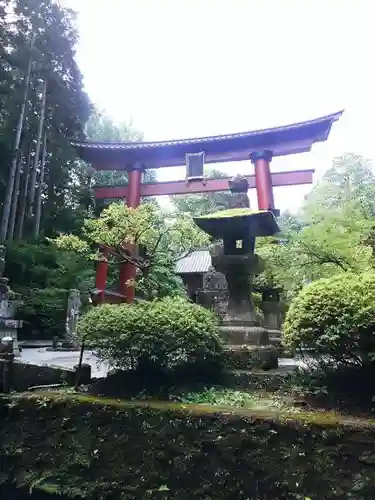 北口本宮冨士浅間神社の鳥居