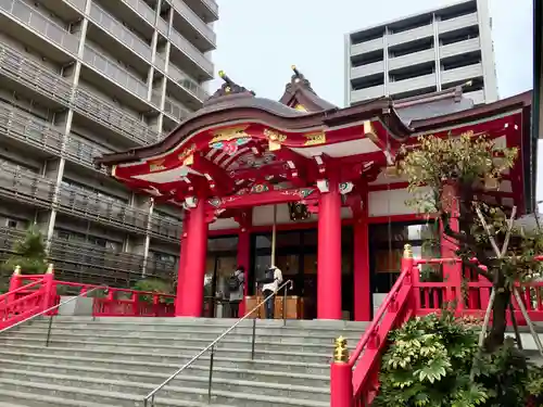 成子天神社の本殿・本堂