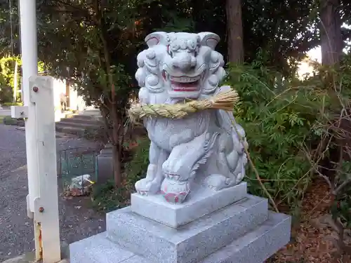 対面石八幡神社の狛犬