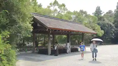 伊勢神宮外宮(豊受大神宮)の手水舎