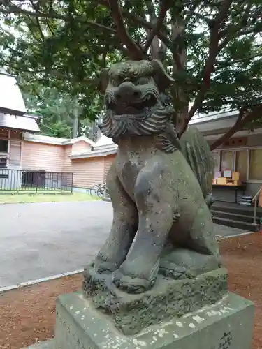 大谷地神社の狛犬