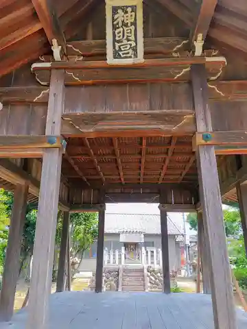 神明社(北野)の本殿・本堂