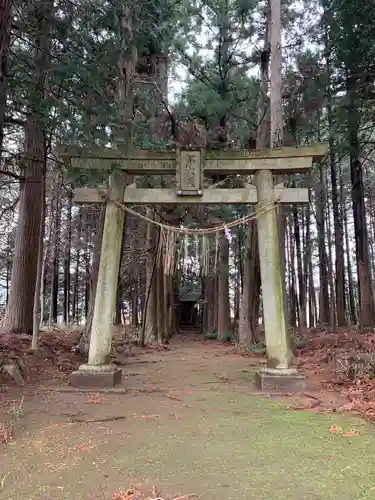 第六天神社の鳥居