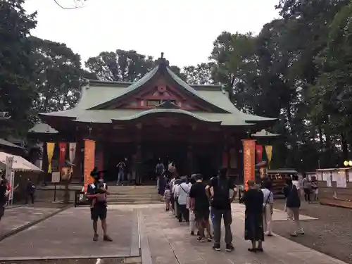 世田谷八幡宮の本殿・本堂