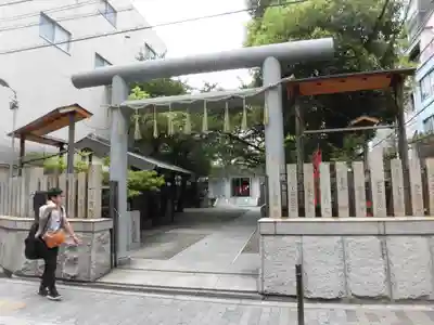 御津八幡宮の鳥居