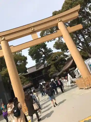 明治神宮の鳥居