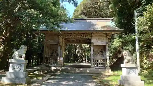 倭文神社の山門・神門