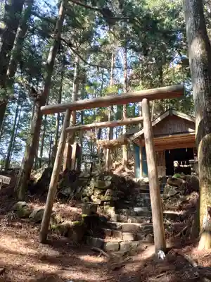白光神社 奥宮の鳥居