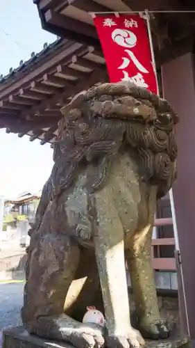 中川八幡神社の狛犬