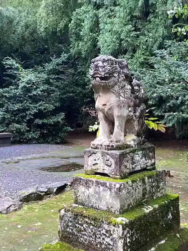 鳥海山大物忌神社蕨岡口ノ宮の狛犬