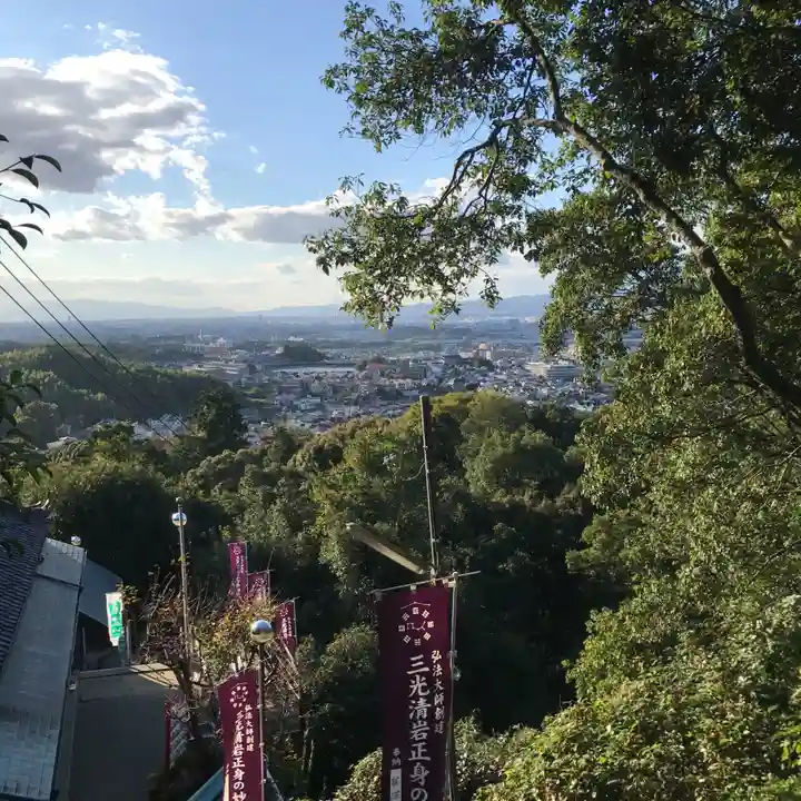 星田妙見宮の景色