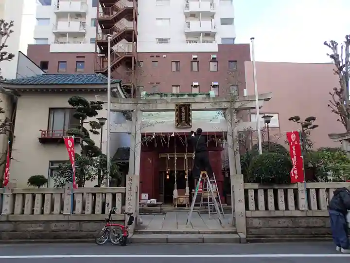 笠間稲荷神社 東京別社の鳥居