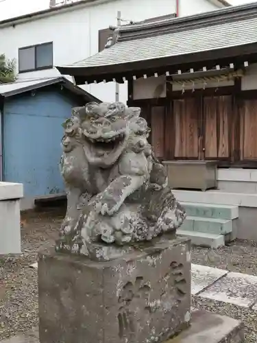 三輪神社の狛犬