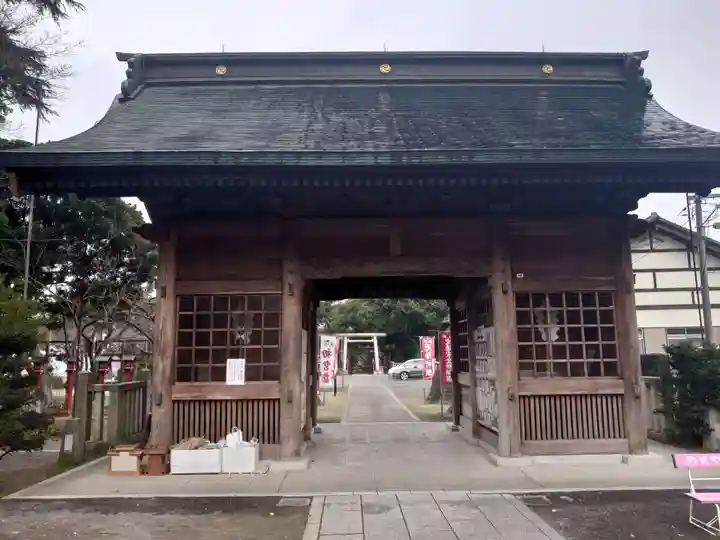常陸第三宮 吉田神社の山門・神門