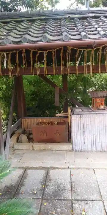 羽束師坐高御産日神社の手水舎