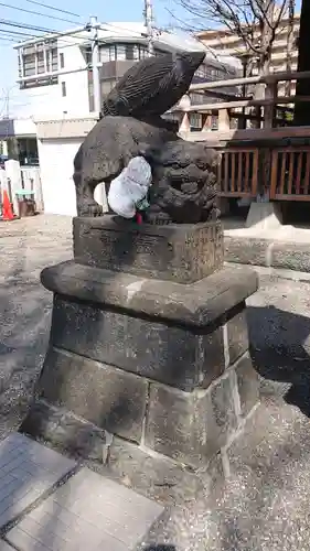 北海道神宮頓宮の狛犬