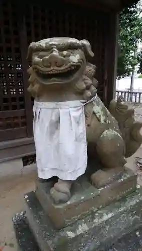 新屋坐天照御魂神社(西河原鎮座)の狛犬