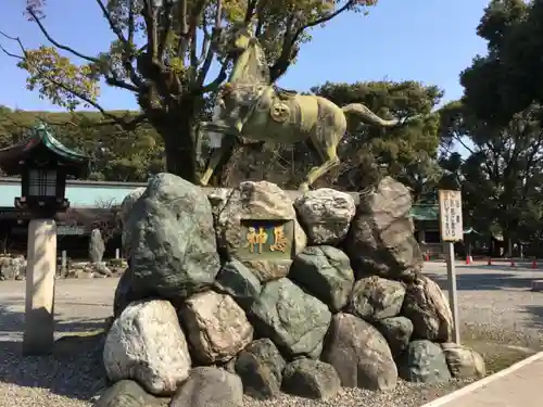 真清田神社の狛犬