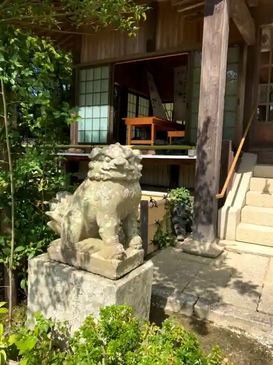 木鍋八幡宮の狛犬