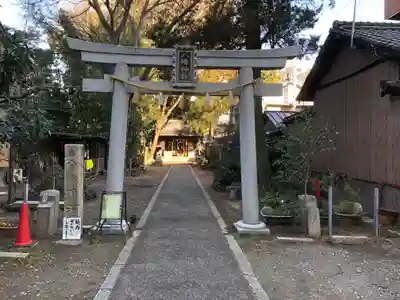 八幡神社の鳥居